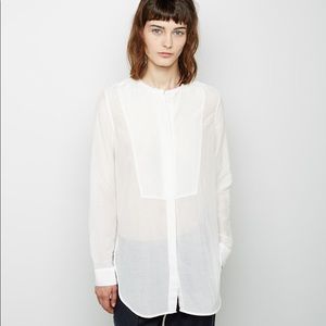 Raquel Allegra black sheer tunic, size 2 (medium)